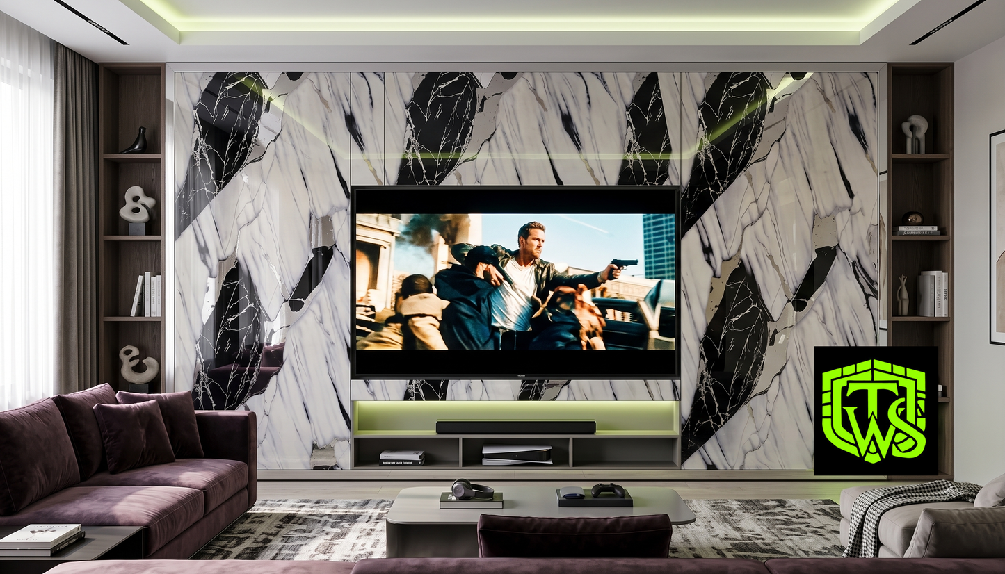 WaterProof UV Self-Adhesive Marble Wall Stickers