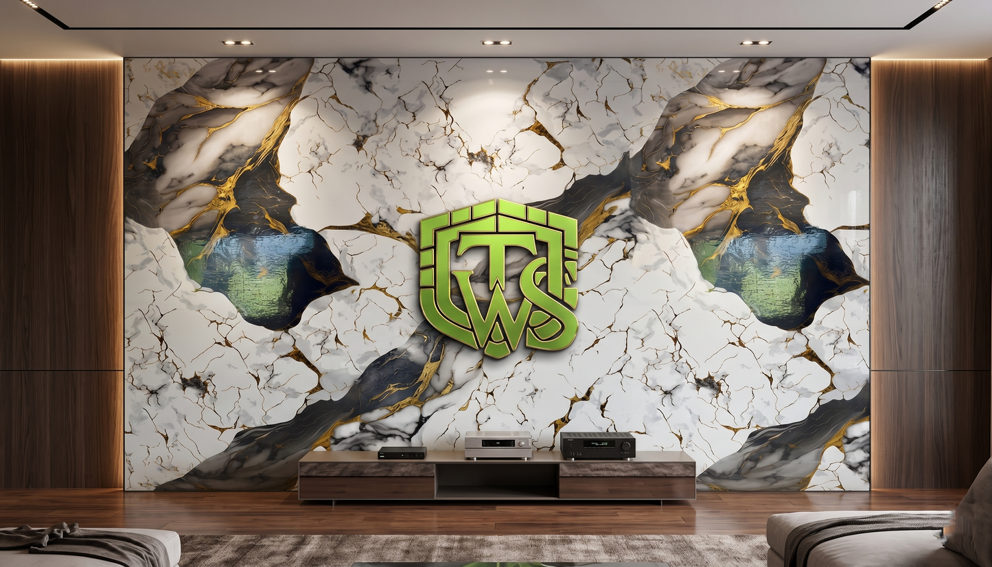 WaterProof UV Self-Adhesive Marble Wall Stickers