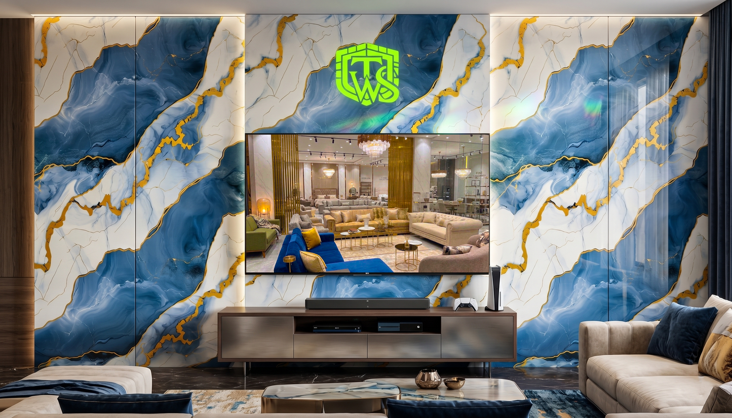 WaterProof UV Self-Adhesive Marble Wall Stickers