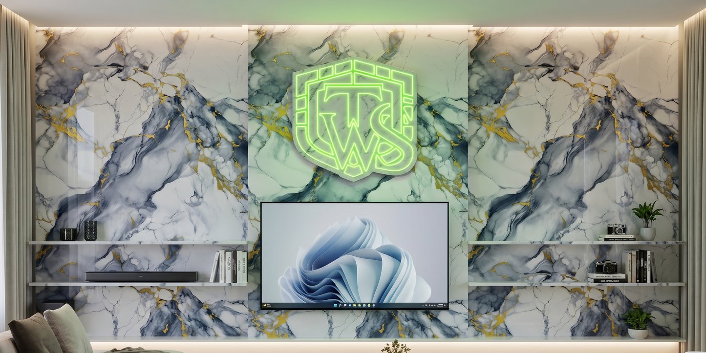 WaterProof UV Self-Adhesive Marble Wall Stickers